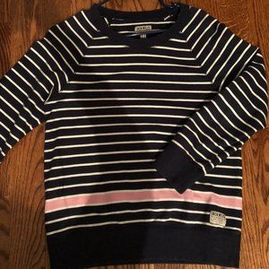 Jack Wills Navy Striped Pullover